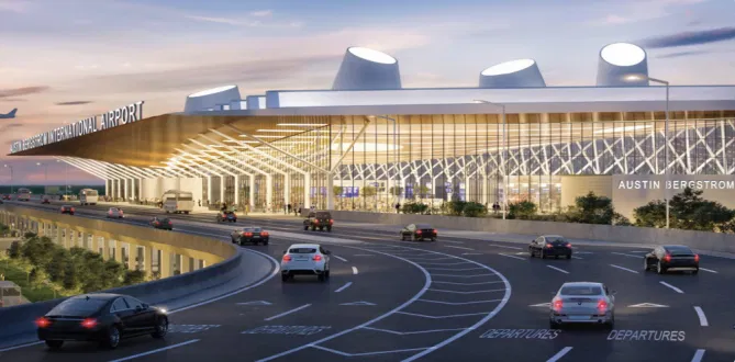 View of Austin-Bergstrom International Airport
