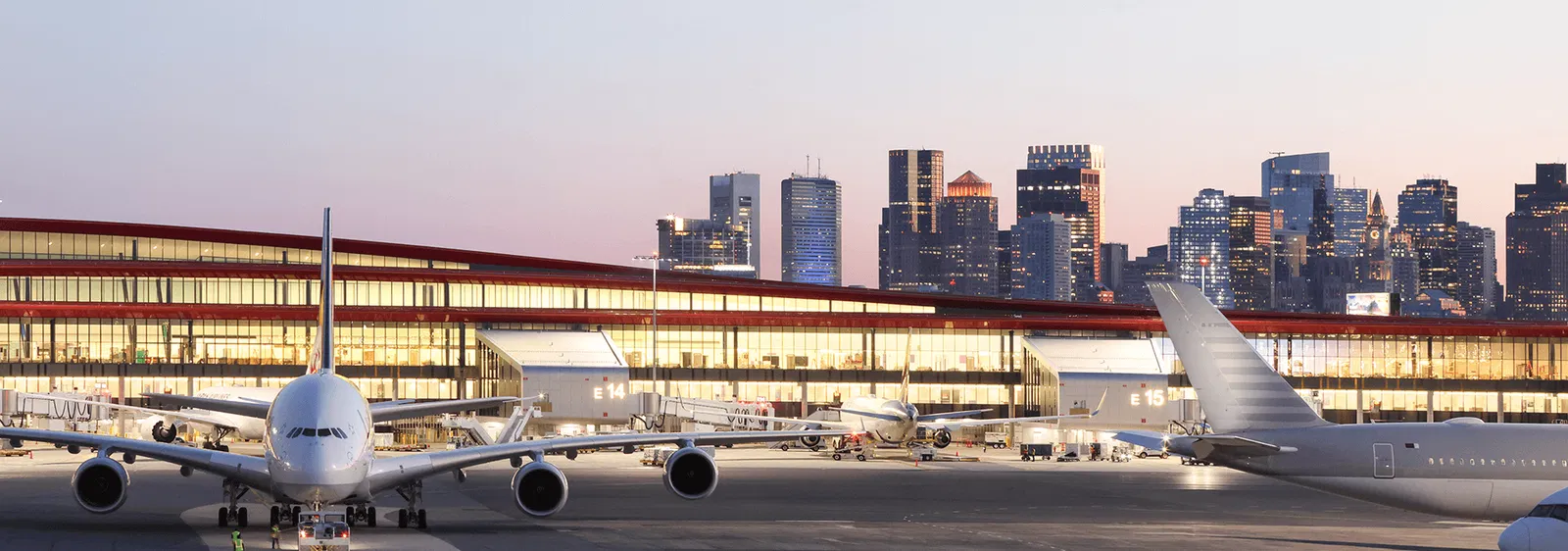 View of Boston Logan International Airport