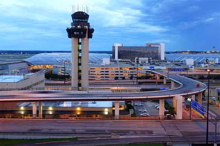 View of Dallas Fort Worth International Airport